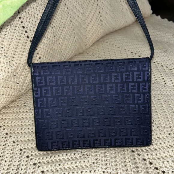 Fendi Navy and Black Shoulder Bag - Picture 10 of 12